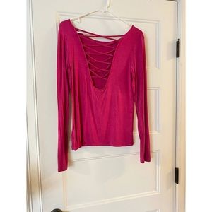 Aeropostale, Open Back long sleeve shirt
